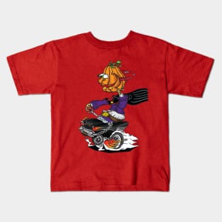 Headless Horseman Rat Fink Kids T-Shirt